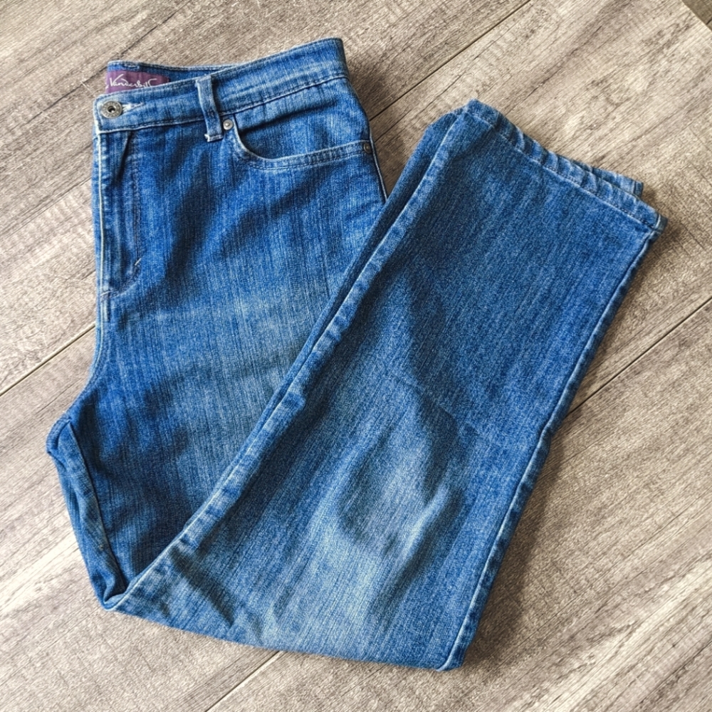 Gloria Vanderbilt 'Amanda' Relaxed Fit Mid Blue Denim Jeans Women's Size 10